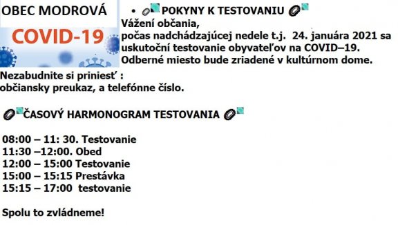 testovanie