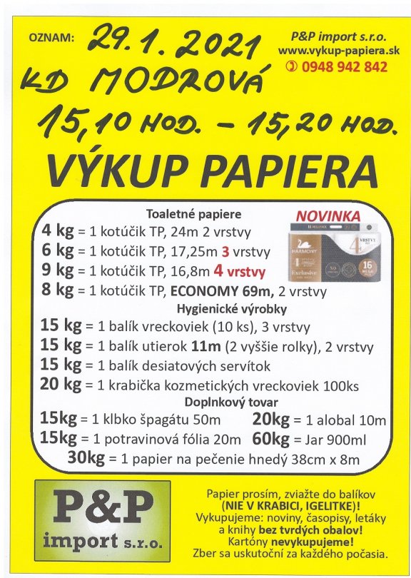 výkup papiera1